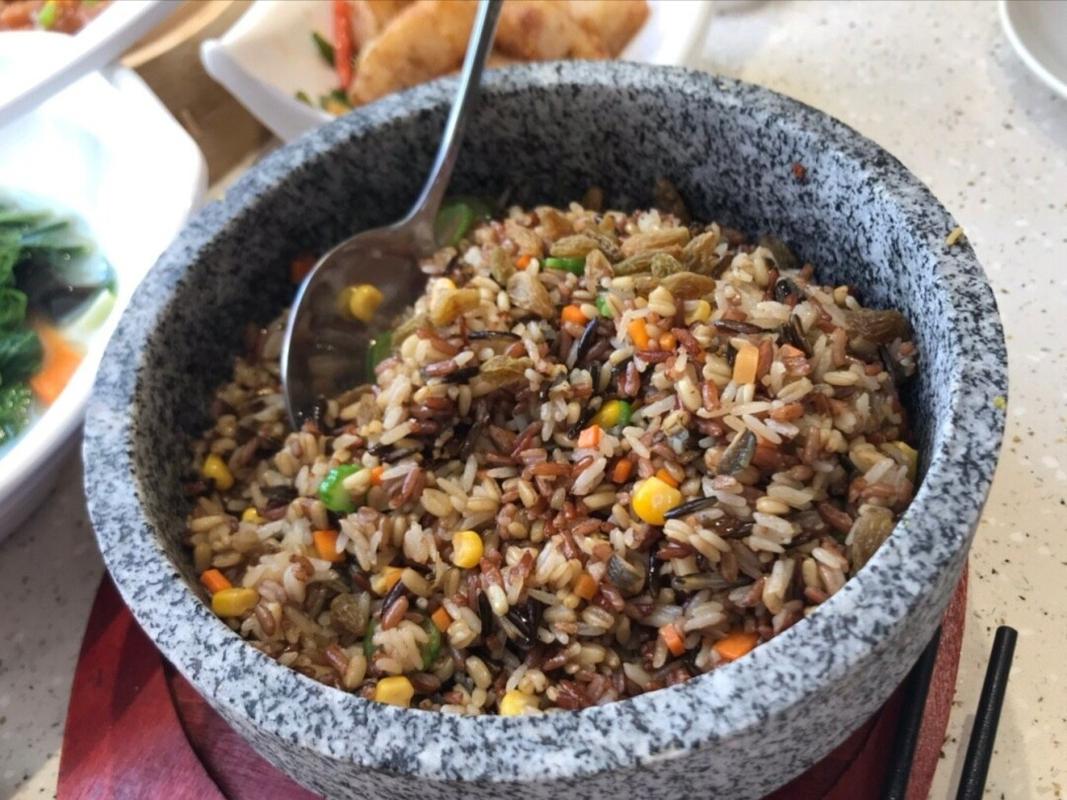 五谷野米炒饭,最爱啊!