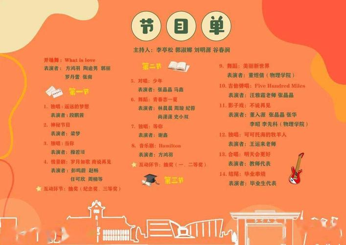 毕业季倒计时3天毕业晚会节目单抢先看