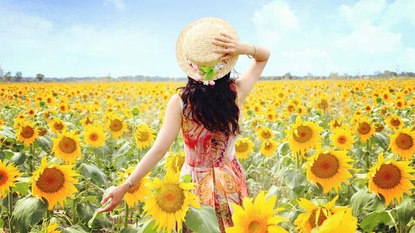 915人像摄影外拍创作活动向日葵少女