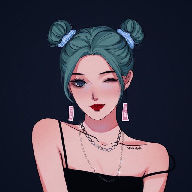 好看的手绘女生头像(第不记得多少期)