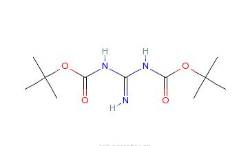  p>1,3-二(叔丁氧基羰基)胍是一种化学物质,分子式为c11h21n3o4. /p>