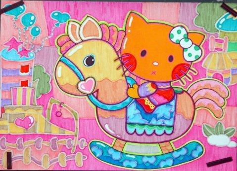 简笔画彩色人物大全