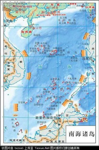 仔细看了看南海地图,南海海域面积是350万平方公里,而中国的海岸线离