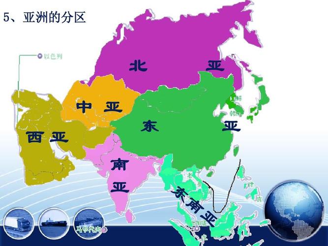 世界地理--亚洲ppt