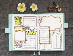 手帐| 春天系列手帐手抄报排版设计