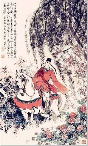 【成语】春风得意,走马观花 赠去婢 唐·崔郊 公子王孙逐后尘,绿珠垂