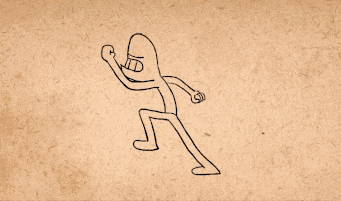 比如说角色要去敲门,另一只手的附属动作会补充说明是怎样敲的门.