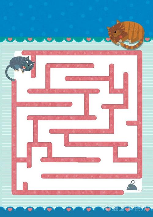 摄图新视界 照片 动物 迷宫的可爱猫咪.jpg