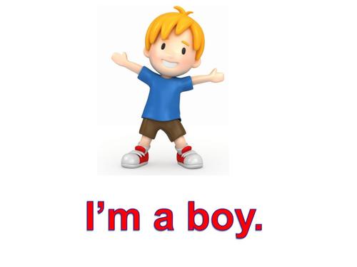 一年级上册英语module 2 unit 2 i'm a boy外研社(一起).