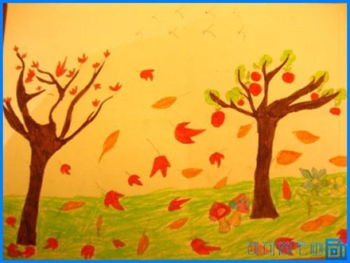 简笔画 热门搜索 大全简笔画  花卡通简笔画  美丽的秋天主题简笔画