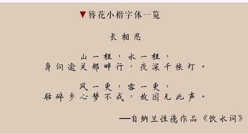 六品堂簪花小楷书成人硬笔钢笔书法字帖卫夫人纳兰性德诗词练字帖