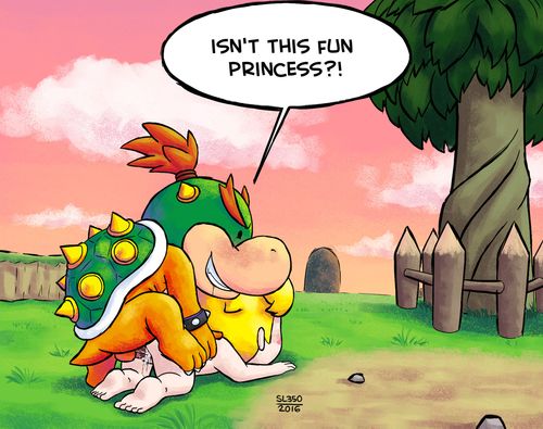 sl350:""nice and delicate" baby bowser normally likes t…"