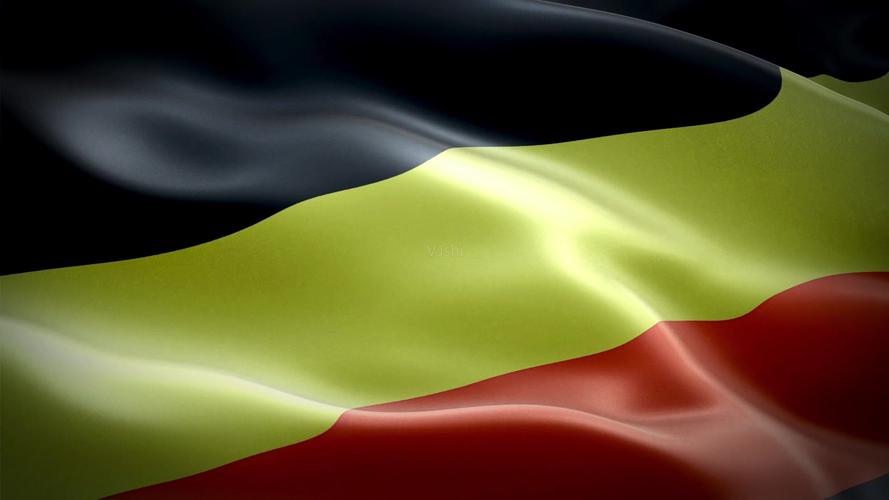 德国国旗旗帜飘扬_1920x1080_高清视频素材下载(编号