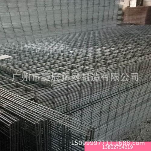 我厂供大小方格铁丝网碰网地基钢筋网片-工地网片