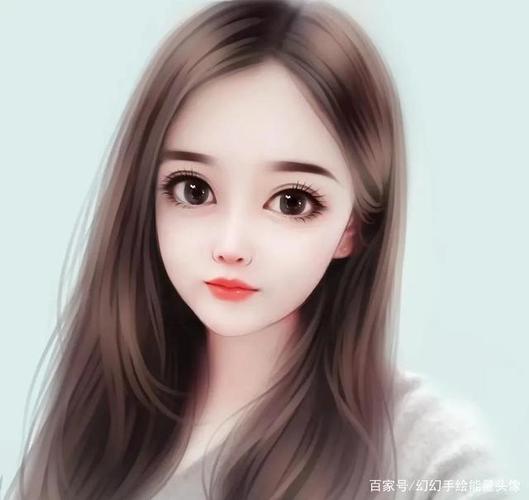 容易能让人产生保护欲望的手绘女生微信头像!