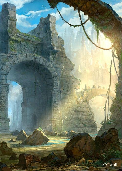 游戏场景原画上欣赏 - cgwall游戏原画