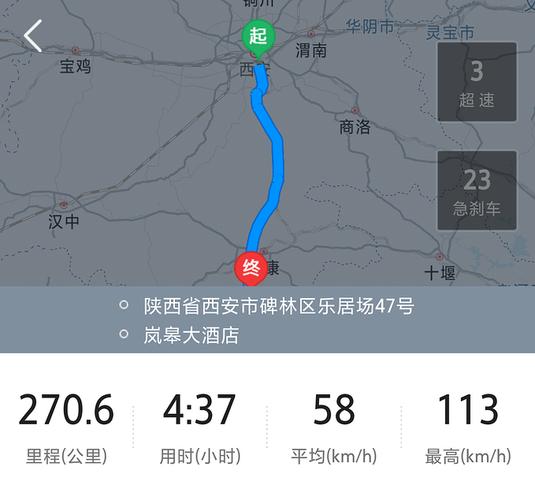 从西安绕城"曲江入口"进入包茂高速,经安康市,进入307省道,直接到达