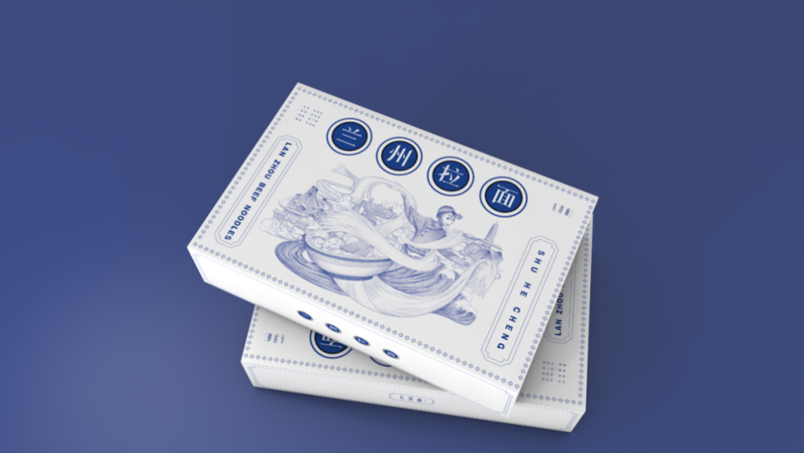 你见过桶装的兰州拉面包装设计吗?陌生又熟悉