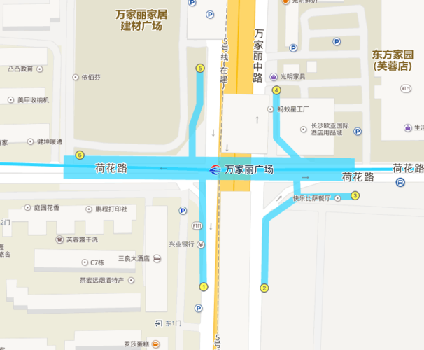 万家丽地铁站东北角出口是几号出口