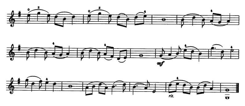 求彩云追月的小提琴谱子