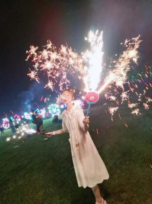 武汉花博汇烟花秀(焰遇)_烟花_摄影_花博汇_端午_滤镜