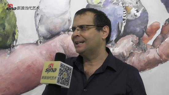 桑迪亚哥·达涅兹在中国的首次个展开幕