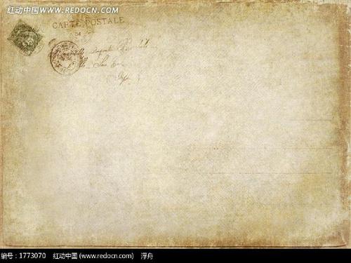 淡雅清新&&复古信纸ppt背景素材