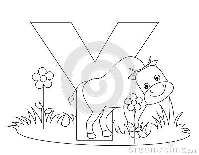 字母y动物简笔画