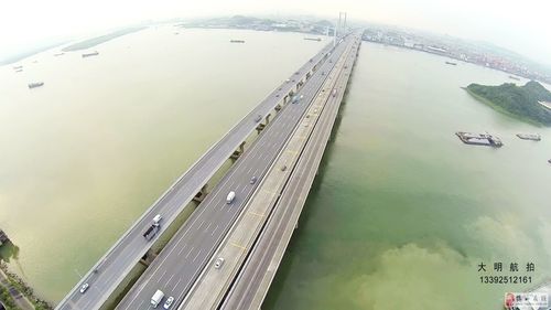 航拍九江大桥