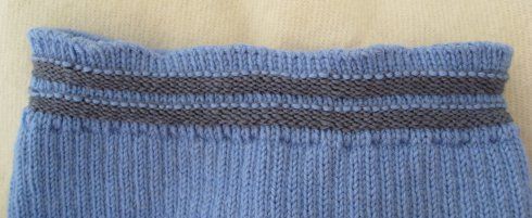 毛裤腰的两种织法