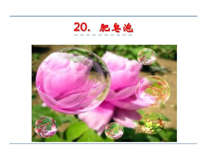 部编人教版三年级下册语文课件三-20.肥皂泡ppt