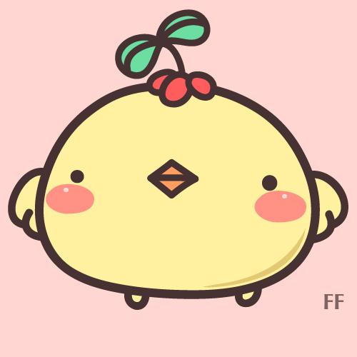 花园夜原创手绘.吉祥如意/小鸡/萌/生肖/头像/情侣/动物