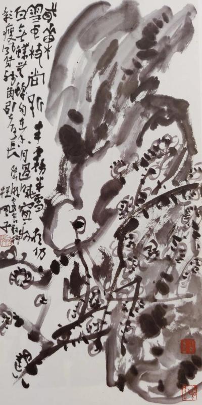 著名书画篆刻家程风子老师书画篆刻作品欣赏——大气天成