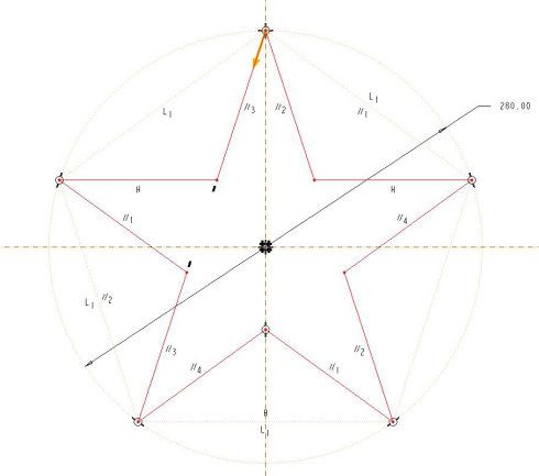 五角星的画法(三)