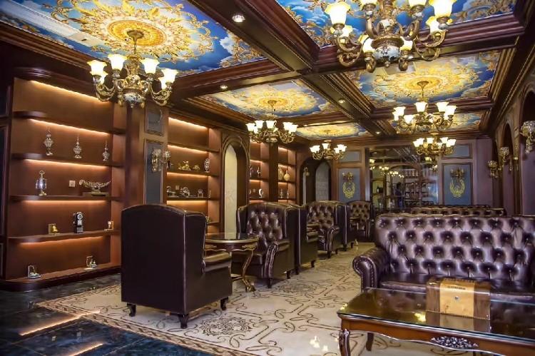 雪茄房效果图_土巴兔装修网