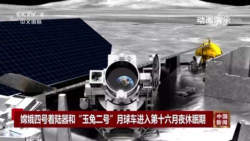 [中国新闻]嫦娥四号着陆器和"玉兔二号"月球车进入第十六月夜休眠期