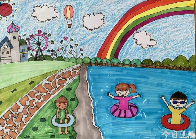 假期生活 二年级 蒋欣言 | 书画作品 | 今日建德小