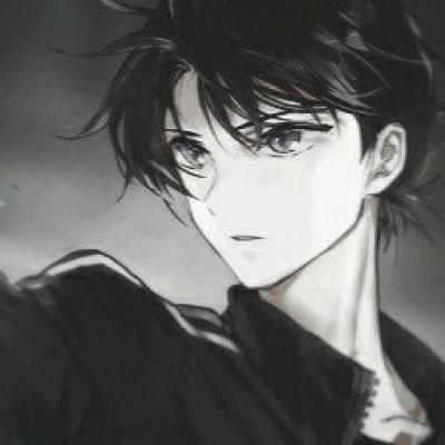 qq头像黑白男高冷