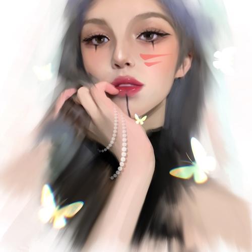 写实厚涂真人漫画手绘情侣肖像照片定制动漫卡通卡通