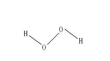 过氧化氢的结构式