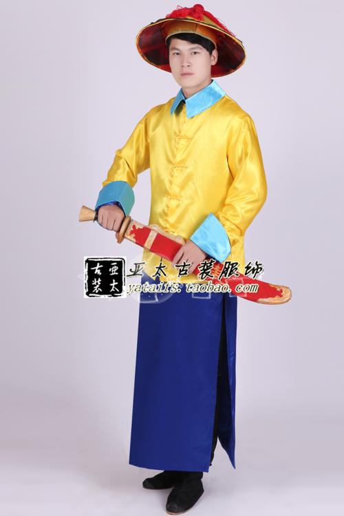 特价批发清朝官兵服御前侍卫服装御前带刀侍卫演出服官兵服
