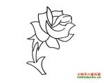 月季花简笔画图片大全(18)