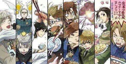 黑塔利亚 论各国的美食 看来死扛饼还是未能幸免于马赛克