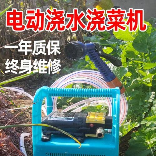 购客充电水泵浇菜户外农用灌溉便携式充电抽水泵12v浇地浇菜水泵吸水