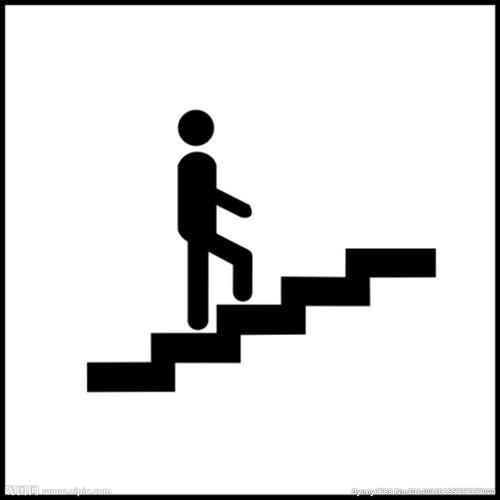 上楼楼梯 stairs up设计图__公共标识标志_标志图标