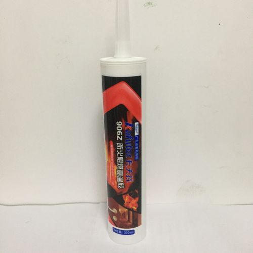 卡夫特906z玻璃胶 耐高温密封玻璃胶 防火门窗黑色玻璃胶