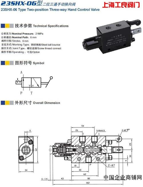 23shx-06型二位三通手动换向阀