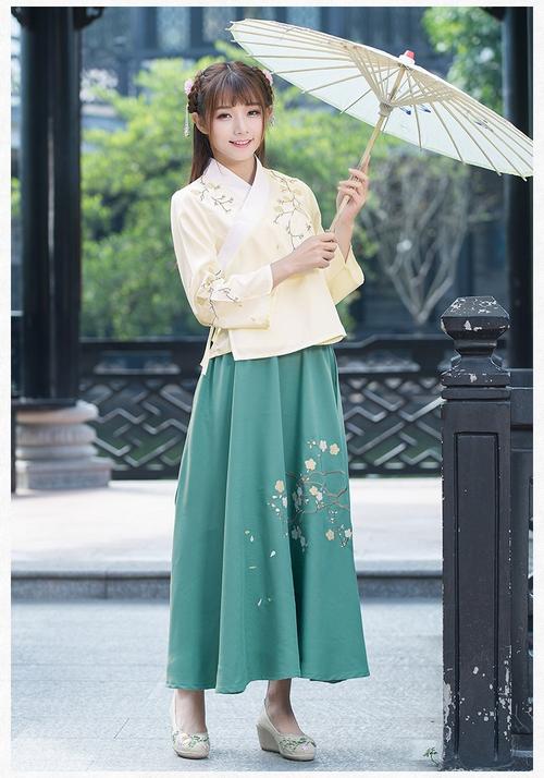 中国风女装唐装古风衣服交领齐腰襦裙日常改良汉服女古装服装促销