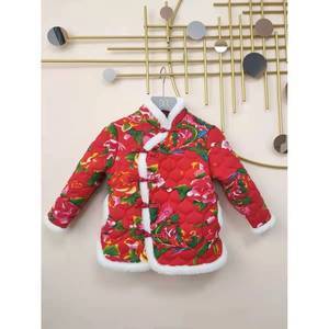 小女孩花棉袄
