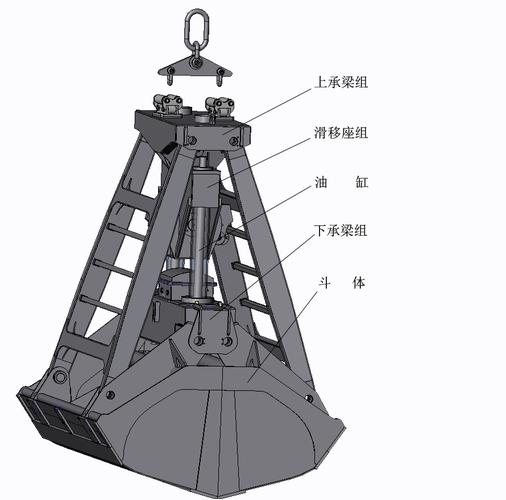 u45四绳抓斗厂家批发抓煤抓斗多瓣抓斗价格起重机抓斗